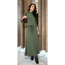 Maria Dubox | Conjunto de saia Lova verde 
