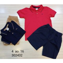 Sul Kids | Conjunto shorts e polo