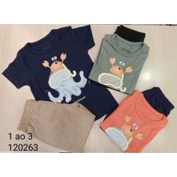 Sul Kids | Conjunto shorts e camiseta