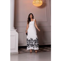 Flor da Moda | Vestido Pesponto / bordado