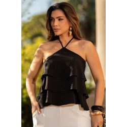 Flor da Moda | Blusa Alça babado