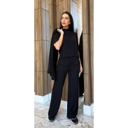 Maria Dubox | Conjunto de calça Graça preto