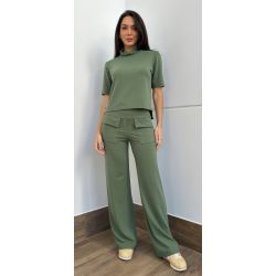 Maria Dubox | Conjunto de calça Graça verde