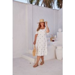 Savannah | Vestido Francine Off Com estampa de cereja