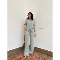 Maria Dubox | Conjunto de calça Sol verde