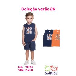 Sul Kids | Camisa Regata Have Fun Masculina