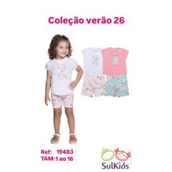 Sul Kids | Conjunto Have Fun Shorts Ciclista
