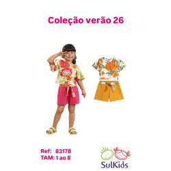 Sul Kids | Conjunto Nanai Pitaya
