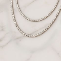 Jaqueline Bueno | Colar Riviera Prata 925