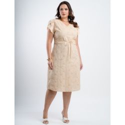 Dona Charme | Vestido Midi Poli Algodão