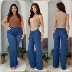 Golstt | Calça Wide Leg Azul