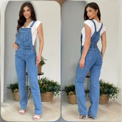 Golstt | Jardineira Jeans Reta