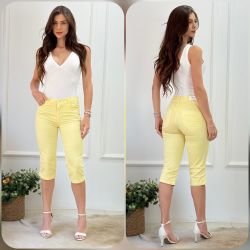 Golstt | Jorts com Fenda Amarelo