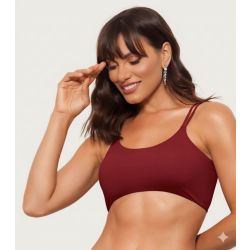 Karicia | Top Microfibra Vermelho