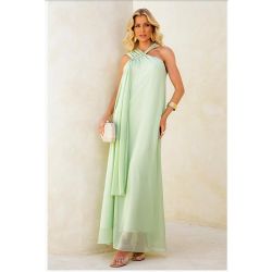 Namine | Vestido Canelado Pistache