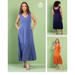 Fajos | Vestido Longo com Bolso