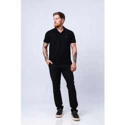 Tflow | Polo Piquet Nandes Preto