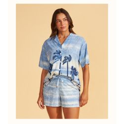 Recco | Pijama Curto Aberto de Silk Skin