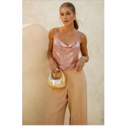 Namine | Blusa Shine Degage Bronze