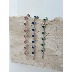 Jaqueline Bueno | Pulseira em Prata Cravejada