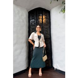 Luxo | Conjunto Vestido e Sobreposição Marcia