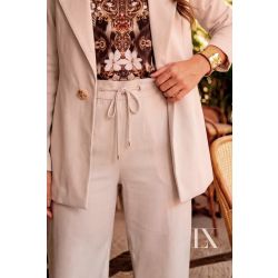 Luxo | Blazer Alongado Over Angel Natural