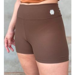 Wonders | Shorts Power Curto Marrom