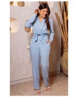 Dumene | Calça com Elástano Azul