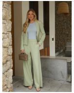 Skenn | Calça Pantalona Risca 
