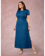 Dona Charme | Vestido Longo Linho
