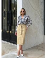 Julia Rodrigues | Saia Estilo Couro