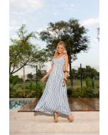 Bellah Curves | Vestido Listrado 