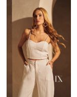 Luxo | Top Linho Puro Eduarda