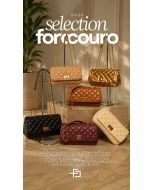 Fort Couro | Bolsa Média em Couro com Divisória