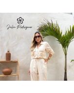 Julia Rodrigues | Camisa Manga Longa C/ Renda