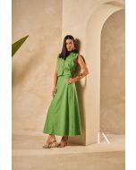 Luxo | Conjunto Blusa e Saia Verde