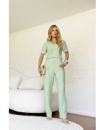 TO FASHION - CONJUNTO DETALHE BOTÃO FORRADO