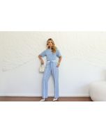 To Fashion | Conjunto Rustiflex Detalhe Botão