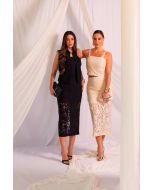 Flor da Moda | Saia Midi Renda 