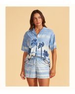 Recco | Pijama Curto Aberto de Silk Skin