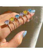 Jaqueline Bueno | Anel Cristal Prata