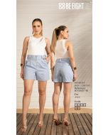 BE EIGHT | Bermuda Midi Comfort Jeans Claro