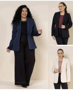 Fajos | Blazer Alfaiataria Forrado Ombreira