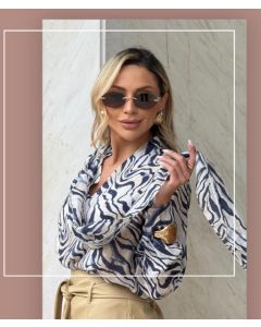 Julia Rodrigues | Camisa M/L Gola La&ccedil;o