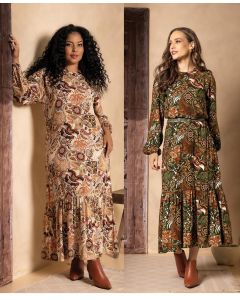 Fajos | Vestido Longo Viscose