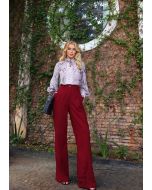 Vanessa Ferraz | Calça Pantalona de Linho