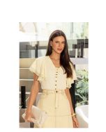 Imperio By Titanium | Blusa de Sarja Leve Collor