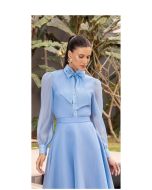 Imperio By Titanium | Camisa de Organza Azul