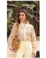 Imperio By Titanium | Camisa de Liocel Bordado Amarelo