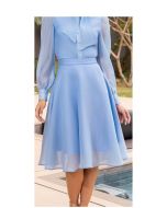 Imperio By Titanium | Saia Godê de Organza Azul